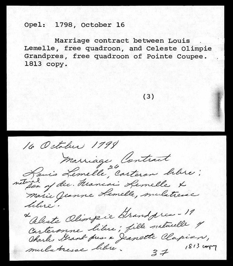 A marriage certificate document