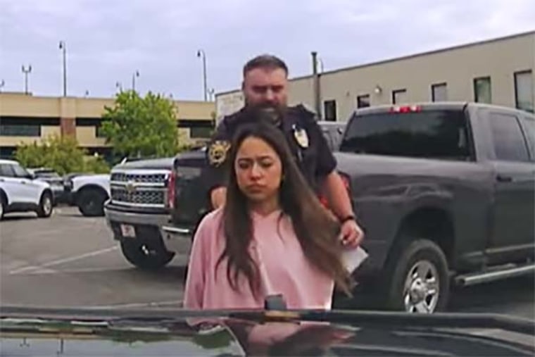 Ximena Arias-Cristobal, 19, was arrested in Dalton, Ga., following a traffic stop.