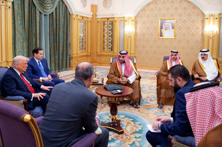 Trump became the first US president in 25 years to meet a Syrian leader on May 14, after he offered sanctions relief in hopes of offering a new path to the war-battered country. 