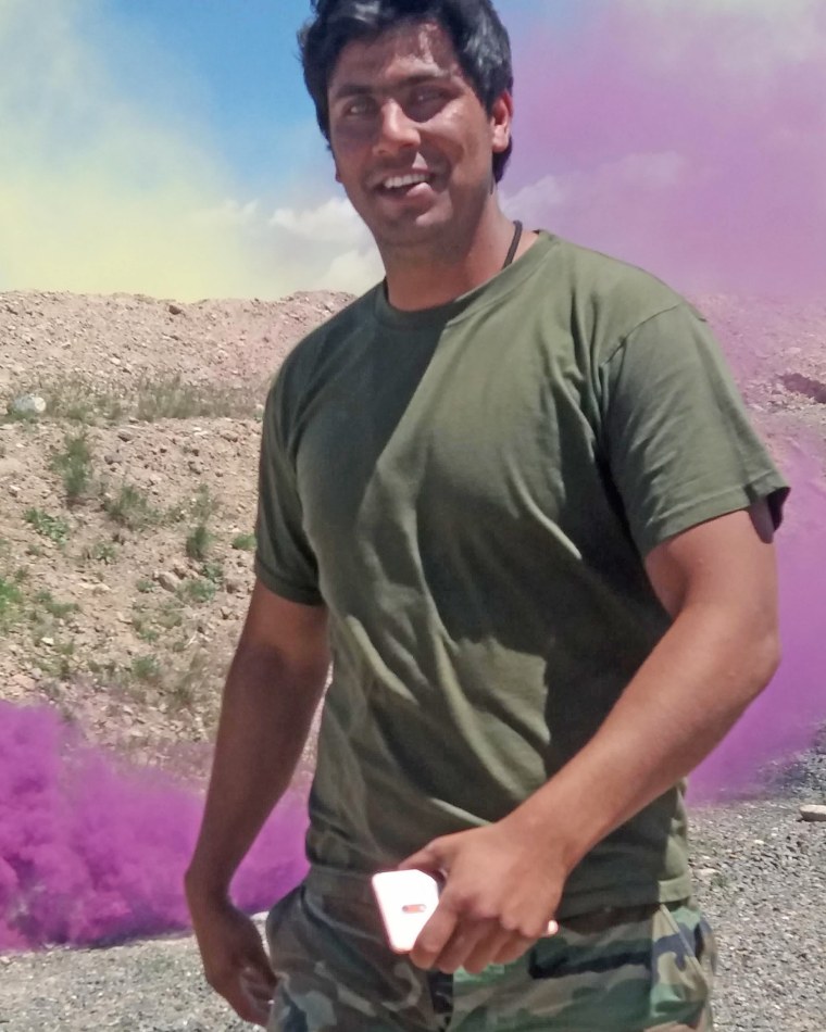 As a member of the National Mine Reduction Group, or NMRG, Abdul Rahman Waziri would be out in front of U.S. Special Forces members during missions.