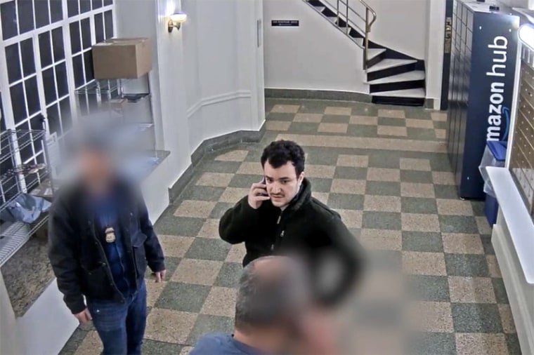 Mahmoud Khalil arrest video footage security surveillance