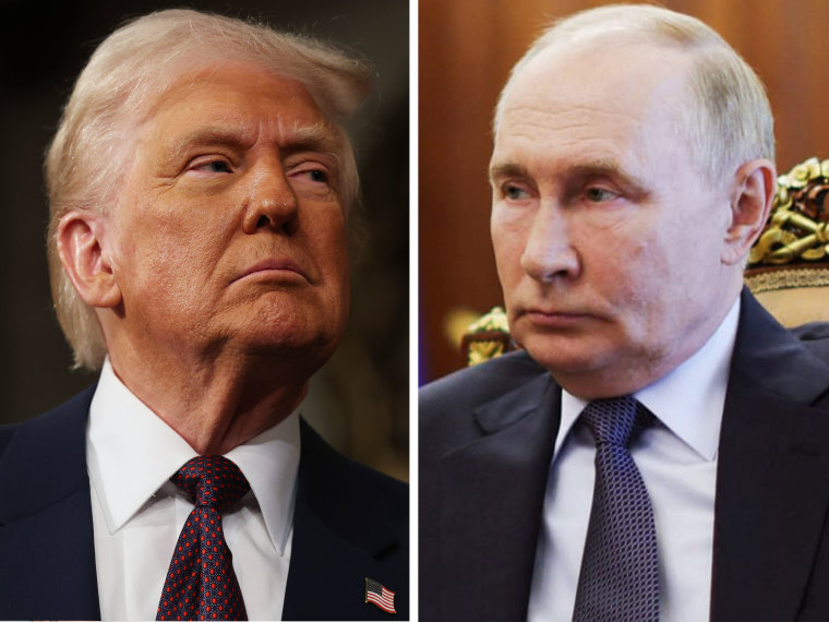President Trump and Russian President Vladimir Putin.