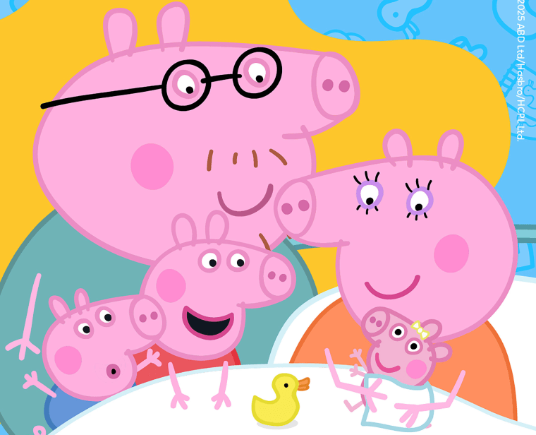 Peppa Pig welcomes a new baby sister