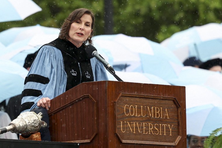 Columbia commencement ceremony.
