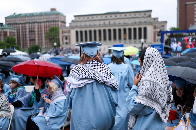 Columbia commencement ceremony.