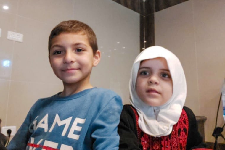 A household photograph of Eve and Jubran provided by the Health Ministry successful Gaza.