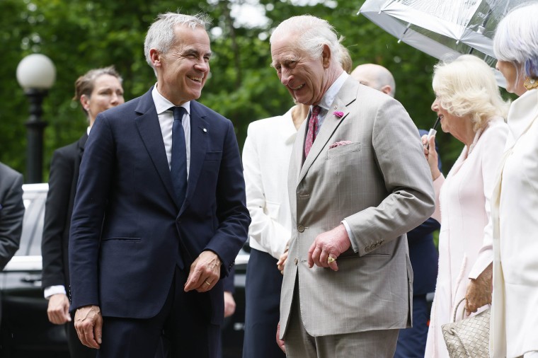 King Charles and Canadian Prime Minister Mark Carney