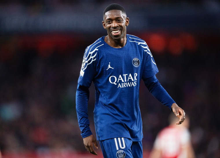 Osman Dembele fez 21 gols na temporada doméstica para o PSG.