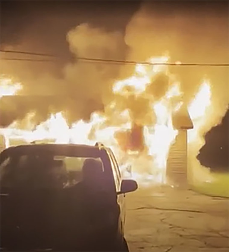 A group of New York teenagers returning home from junior prom are being hailed as heroes for helping get a father and his two daughters to safety upon noticing the family's garage was on fire.