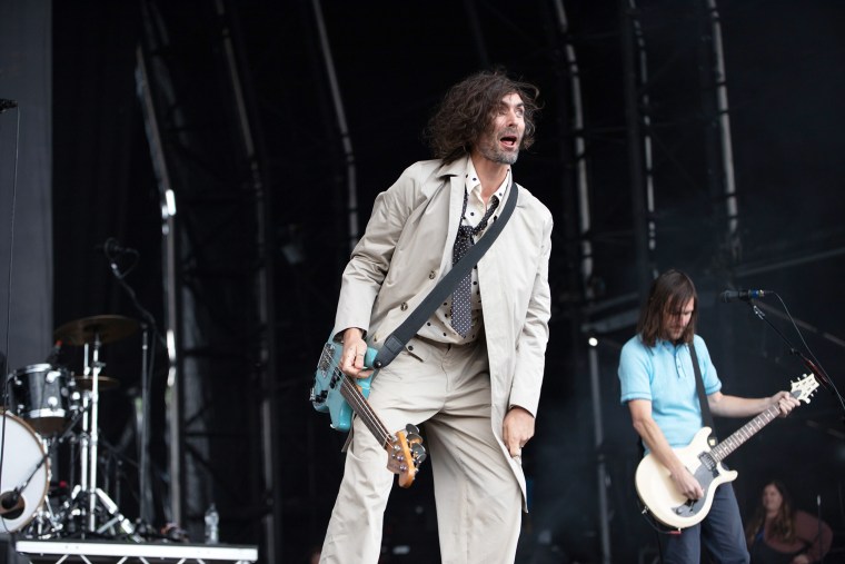 leeds, United Kingdom, 26th may 2024, all american rejects perform live at slam dunk festival uk AAR tyson ritter Mike Kennerty