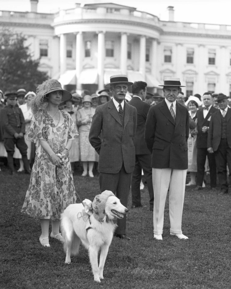 President and Mrs. Coolidge with Andrew Mellon