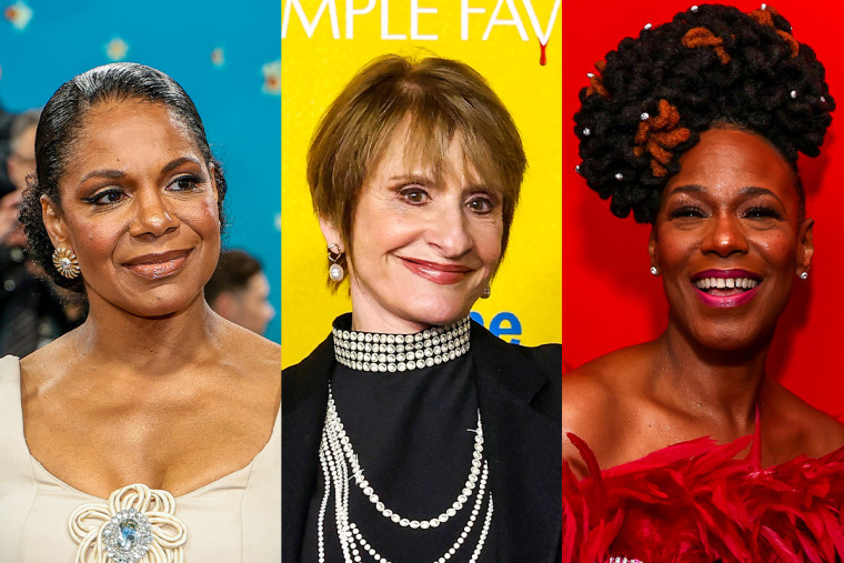 A split composite of Audra McDonald, Patti LuPone and Kecia Lewis.