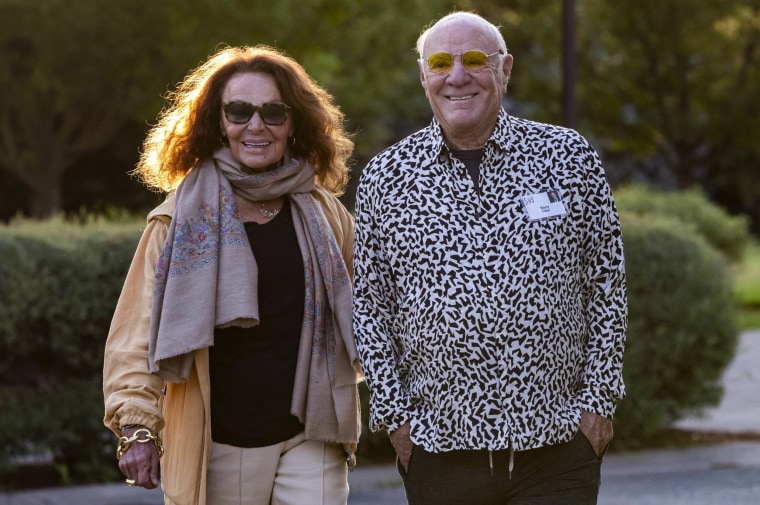 Barry Diller and Diane von Furstenberg