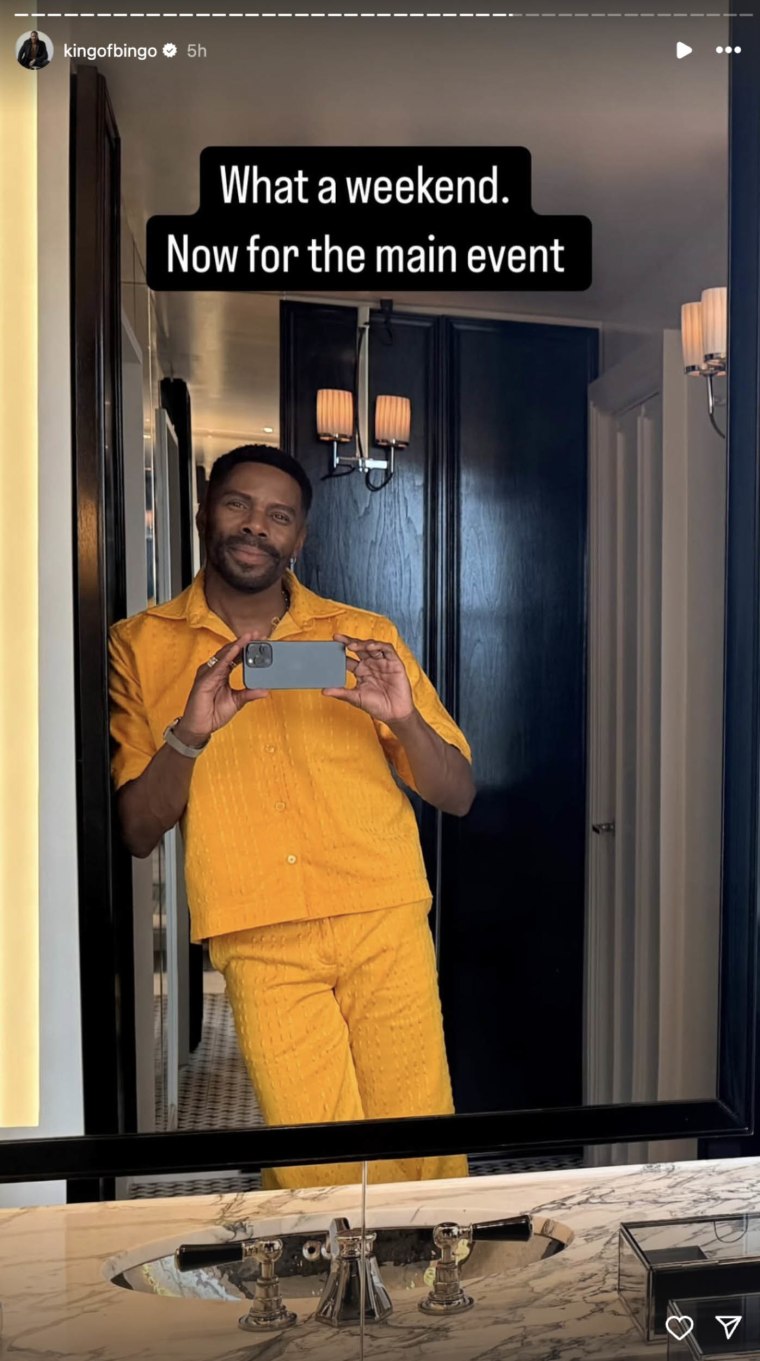 See the Looks as Stars Arrive Rehmat Boutique Colman Domingo