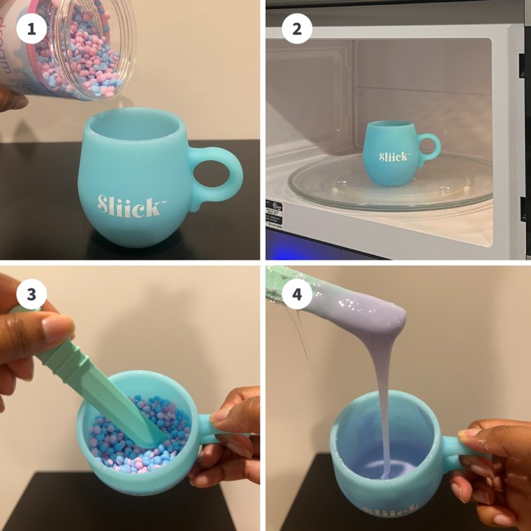 Visual step-by-step of the Sliick At-Home Waxing Kit