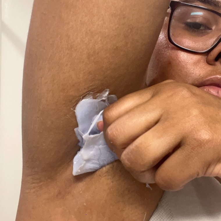 Ripping off the Sliick wax.