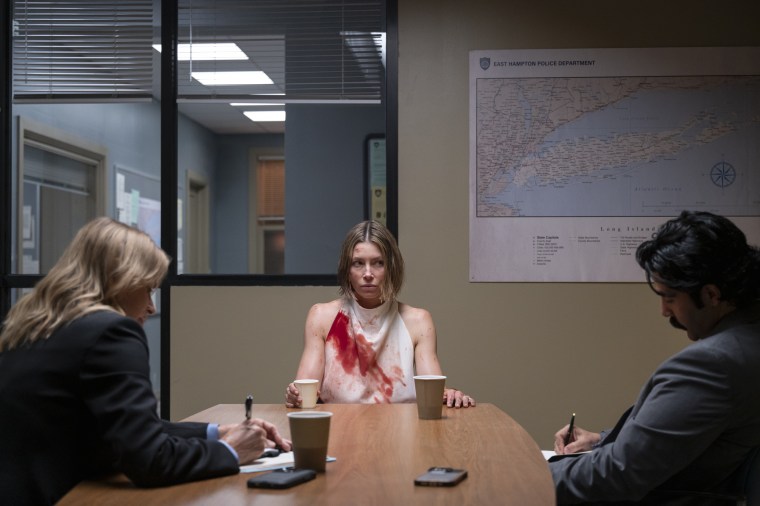 Kim Dickens, Jessica Biel, Bobby Naderi