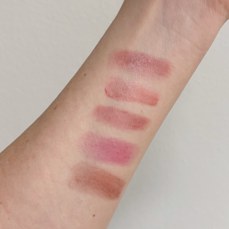Top to bottom: Clinique, Glossier, E.l.f., Nivea, Burt's Bees