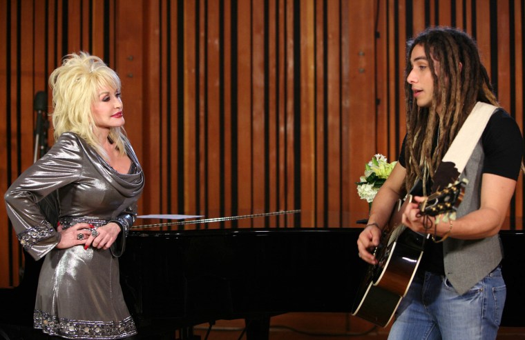 American Idol Top 7 Studio Sesión con Dolly Parton