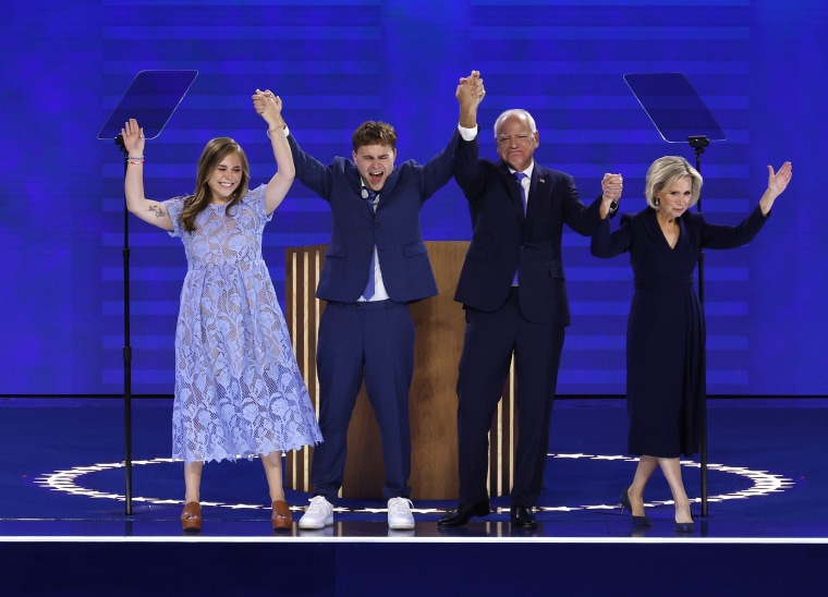 Gov. Tim Walz’s Son Talks About Viral DNC Moment In First Interview