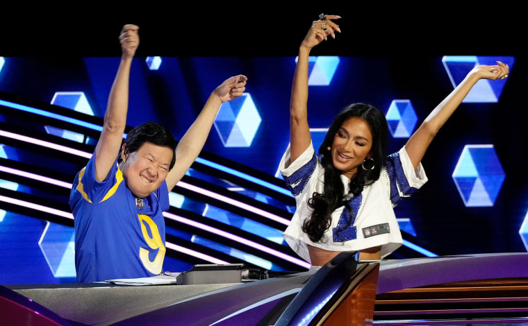 Jen Jong and Nicole Scherzinger on season 10 of "The Masked Singer."