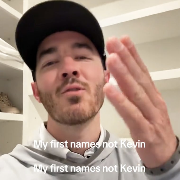 Kevin Jonas shared in a TikTok video that his real first name is not Kevin.