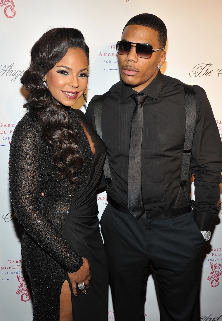 Ashanti e Nelly em 2012.