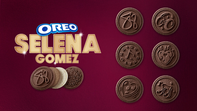 Selena Gomez está colaborando com Oreo em um biscoito