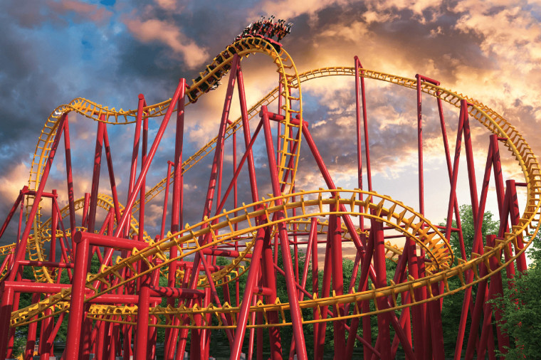 La montaña rusa Skywinder del profesor Screamore.