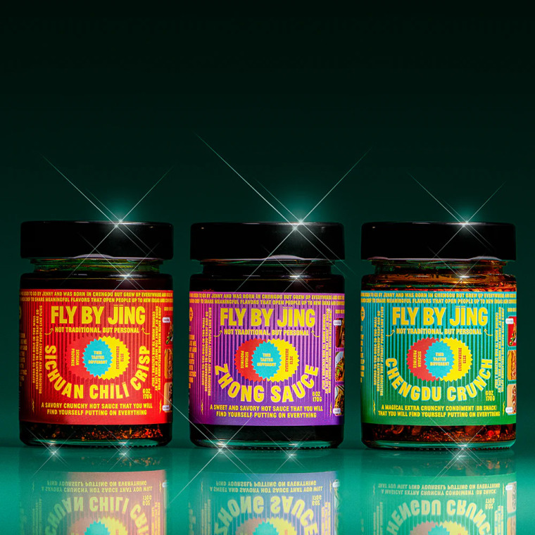 Fly through the trio of Jing sauces.