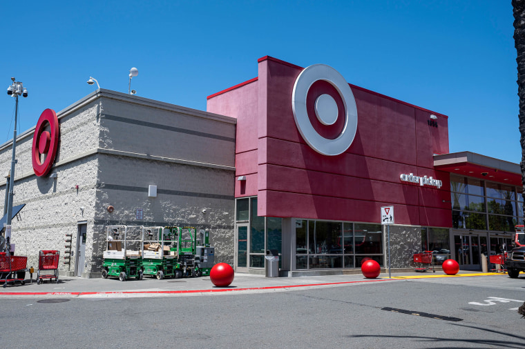 A Target store in Emeryville, California, US, on Tuesday, May 20, 2025. Target Corp. is expected to release earnings figures on May 21.