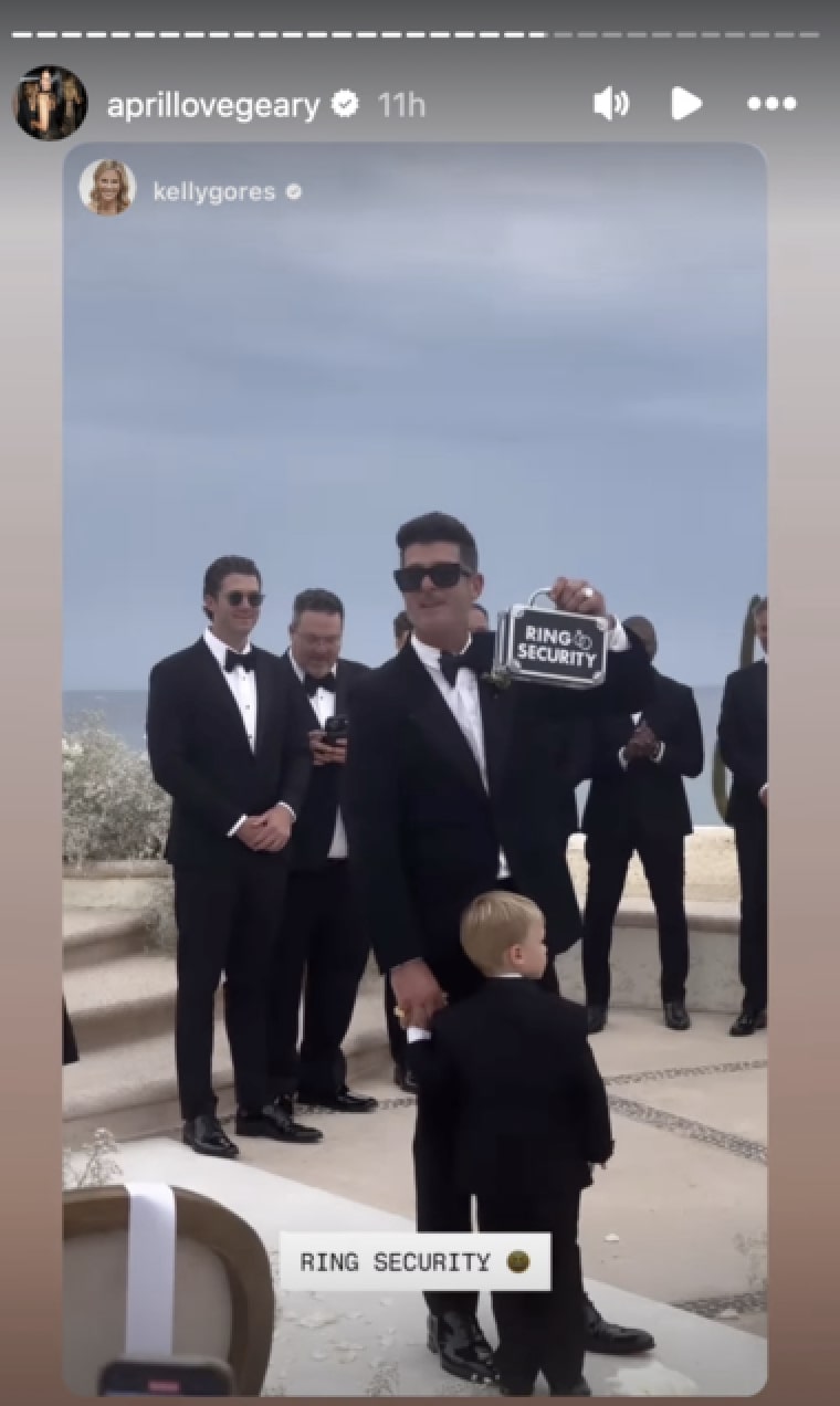 Robin Thicke e abril Geary Wedding