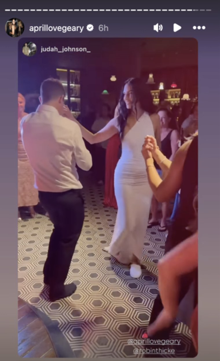 Robin Thicke e abril Geary Wedding
