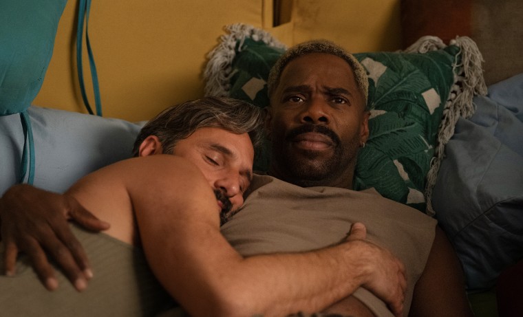 Marco Calvani como Claude y Colman Domingo como Danny en "Las cuatro temporadas."