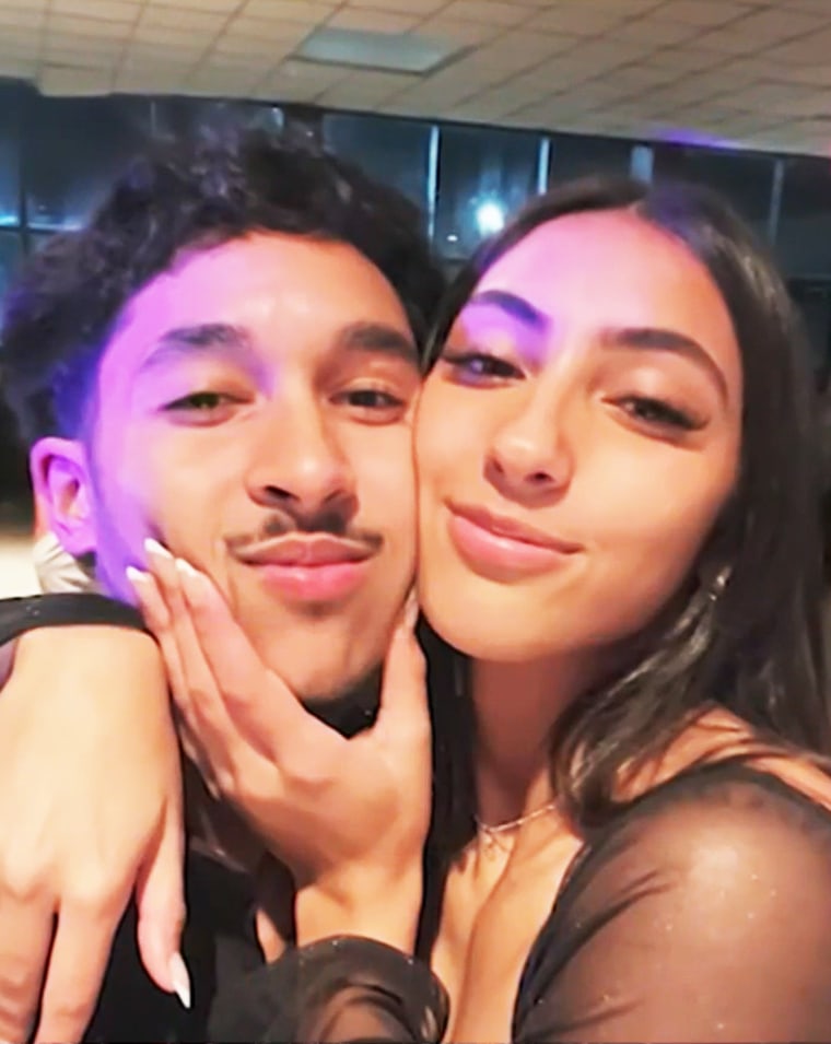 Marcelo Gomes Da Silva with his girlfriend Julianys Rentas Figueroa.