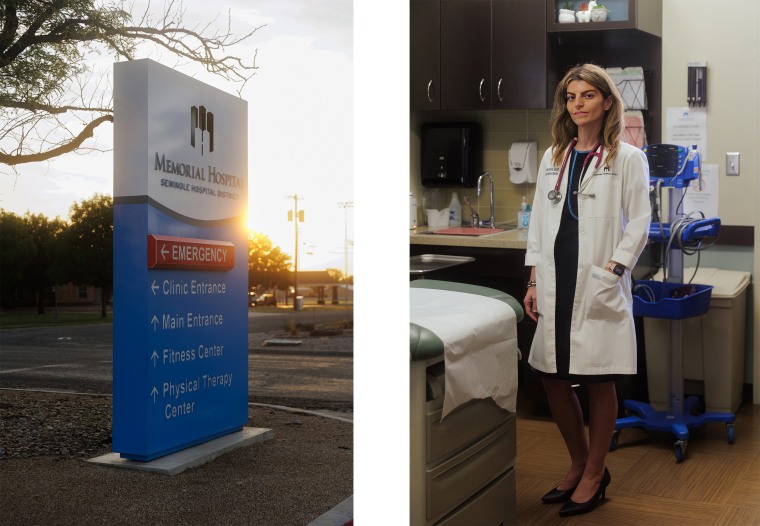Dr. Leila Myrick treated the first measles patient at the Seminole Hospital District. "No doors have ever been closed," she said.