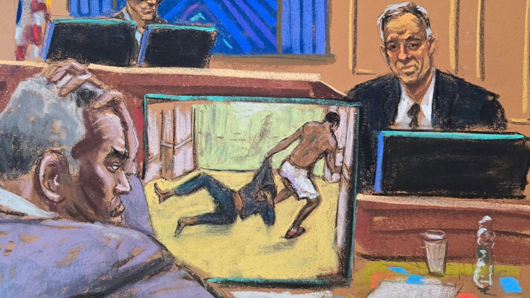 Forensic video expert Frank Piazza testifies in a courtroom sketch