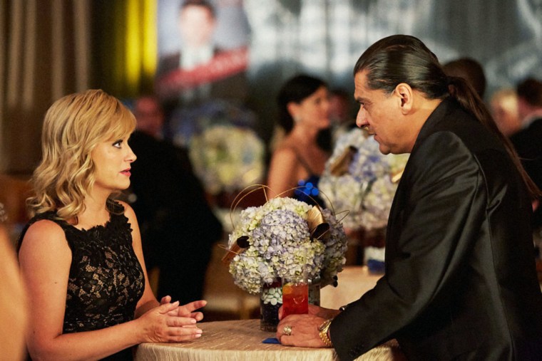 Amy Poehler and Jonathan Joss in a 2015 episode of "Parks and Recreation."