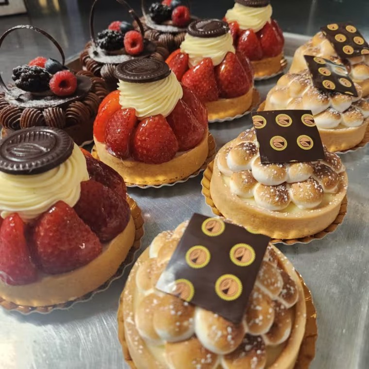 Pastries at Atelier Ortega in Jackson, Wyoming.