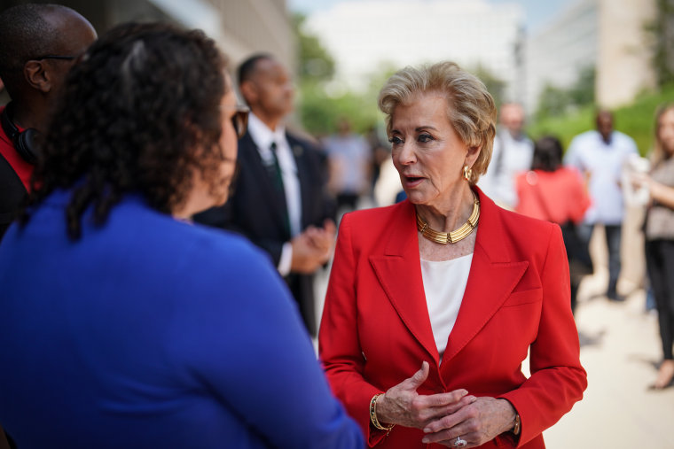 Education Secretary Linda McMahon at the Department of Education in Washington D.C. on June 6, 2025.