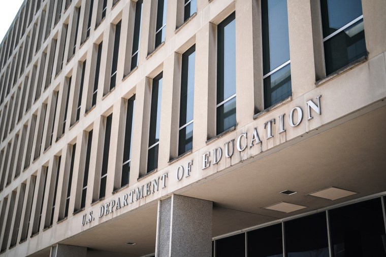 The Department of Education in Washington, D.C., on Friday.