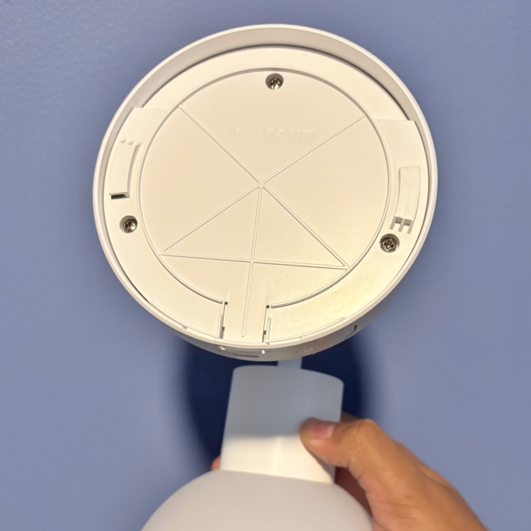 Person holding Poplight with the base facing them.