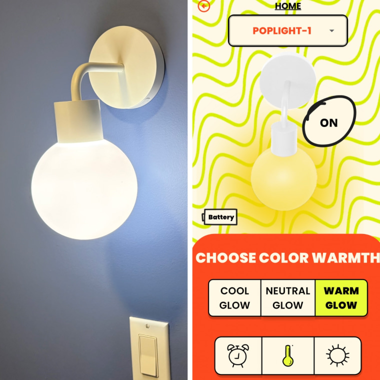 Screenshot of the Poplight app.