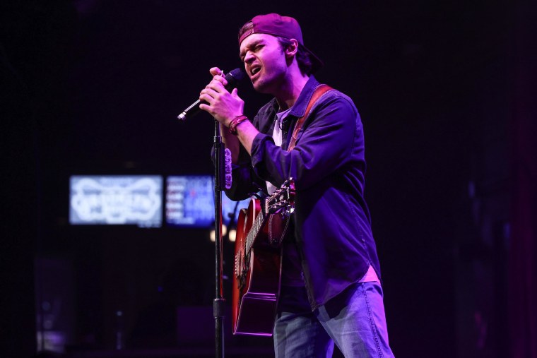 Conner Smith performs in Nashville in 2024.