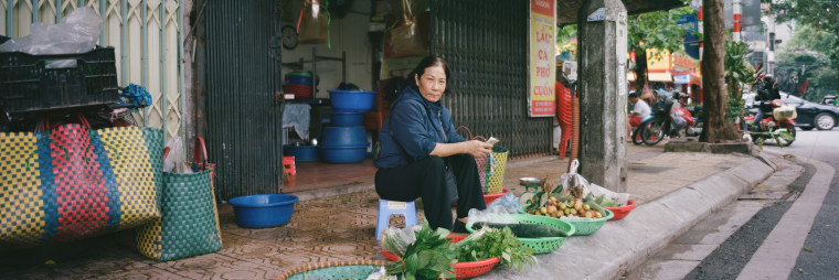 When pollution is bad in Hanoi, “we wear masks so that we don’t breathe the air. It’ll make you sick,” said Vu Thi Hong, 61, a fruit seller in Old Town.