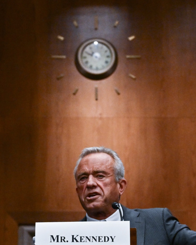 Robert F. Kennedy, Jr. during a hearing.