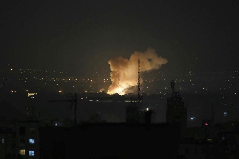 Smoke rises after an explosion in Tehran, Iran, Friday, June 13, 2025, as Israel attacked Iran's capital.