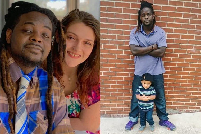 Samuele Jenkins and Jessica Ivey; Samuele with Legend.