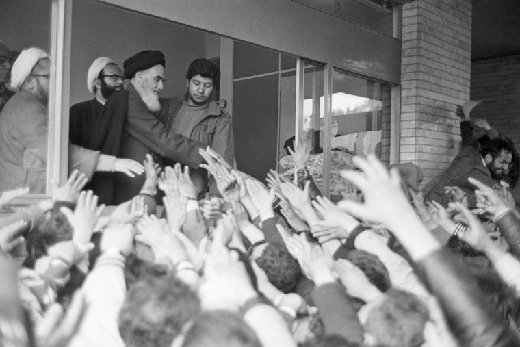 Ayatollah Khomeini Returns to Iran During Iranian Revolution