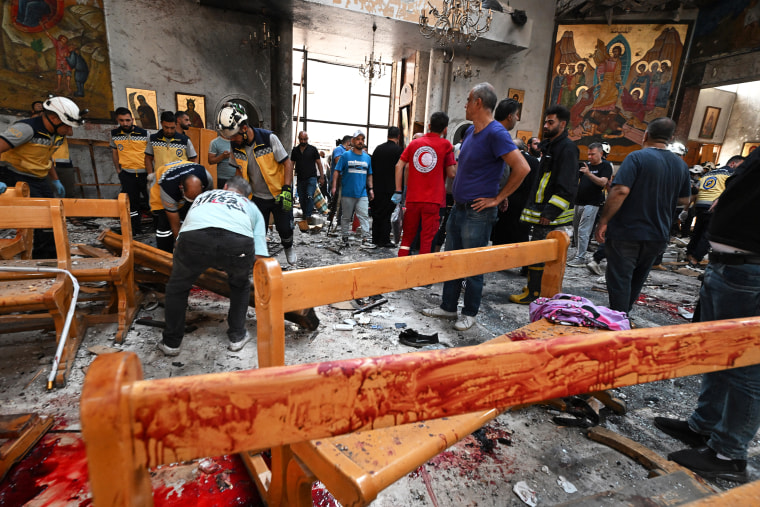 Topshot-Syria-Conflict-Blast-Church